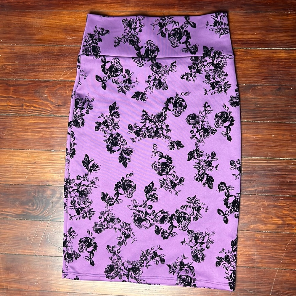Purple Pencil Skirt